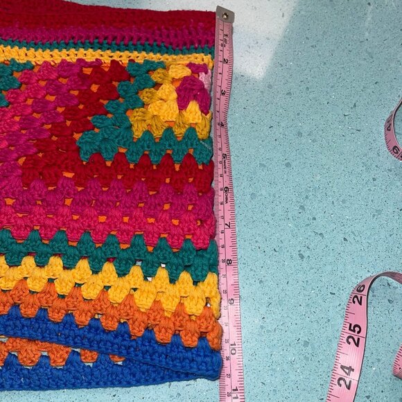 Farm Rio Womens Shorts Size Small Multicolor Crochet Striped Drawstring - Picture 5 of 10